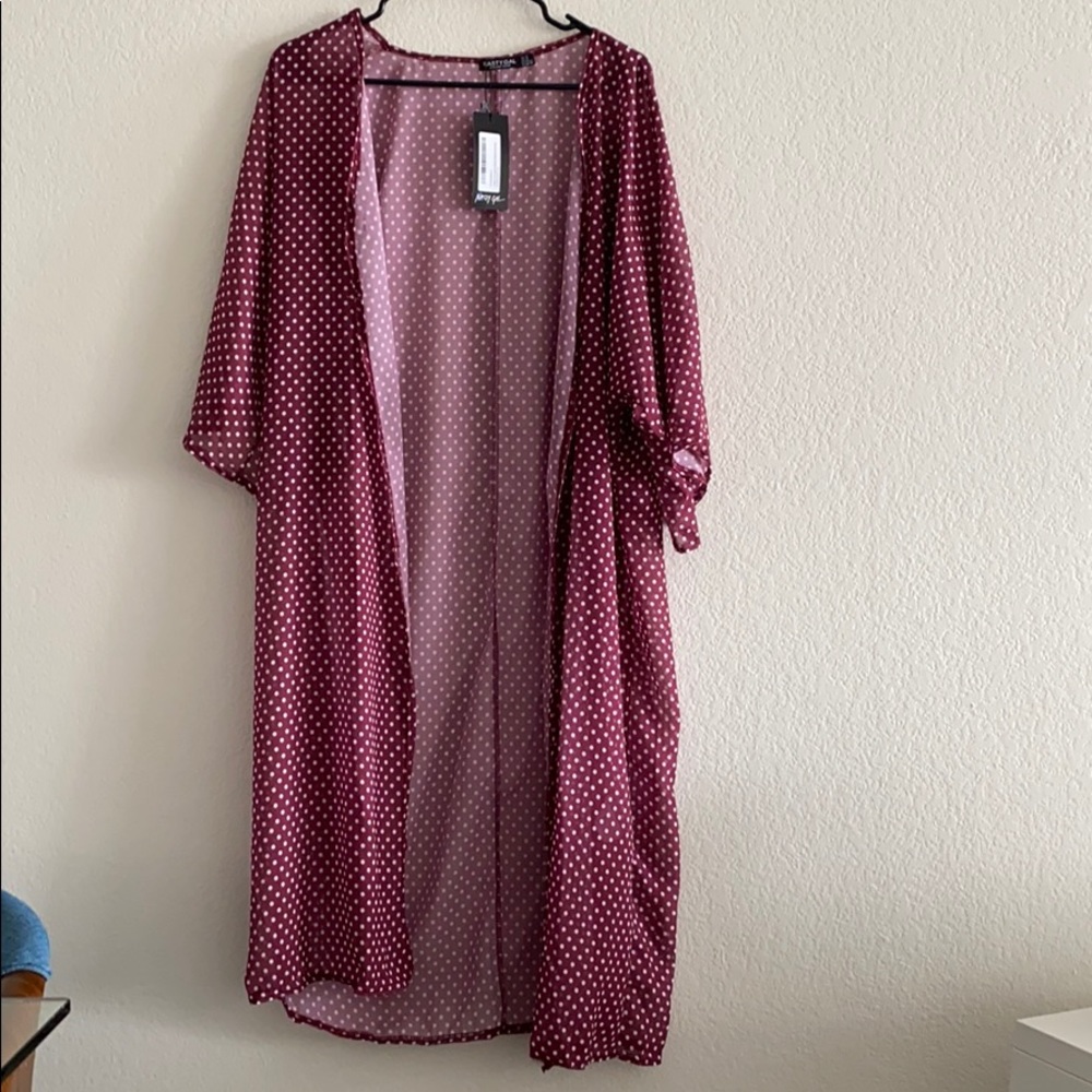 Nasty girl cover up open tunic NEW WITH TAG